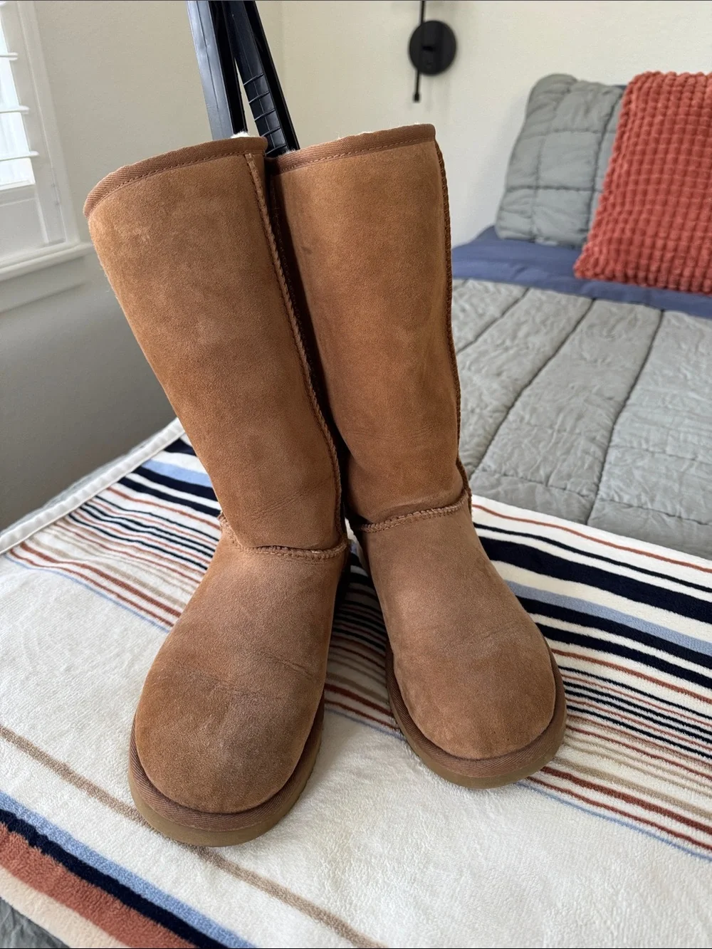 UGG Chestnut Tall Suede Winter Boots